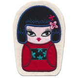 Kimono Cutie Stitch 'N' Turn Applique Girl 2