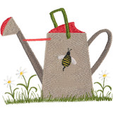 Bee Wise Watering Can 2 Applique