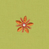 Dori Flower Mini Tufted Satin