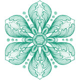 Emerald Medallion Flower 2