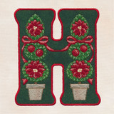 Illuminated Christmas H Applique