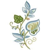 Large Oval Leaf Branch Applique