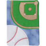 Baseball Mug Rug Applique