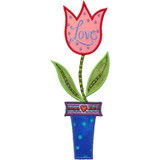 Love Flower Applique
