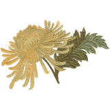 Gold Mum 2 Applique