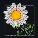Daisy Square Applique