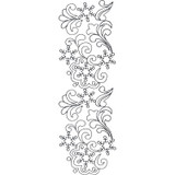 Snowflake Swirls Linework