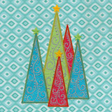 Christmas Trees Applique