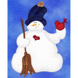 Snowman Applique 3