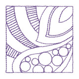 Modern Swirls Small Square