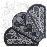 Feather Dresden Applique