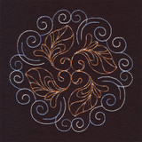 Leaves & Swirls Medallion