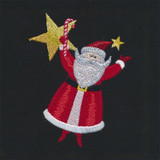 Celestial Santa Star Applique