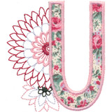 Floral Applique U