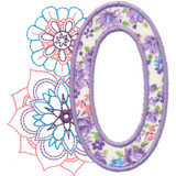 Floral Applique O