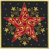 Red Star Tile Applique