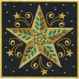 Gold Star Tile Applique