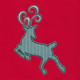 Striped Reindeer 2 Applique