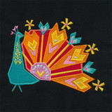 Origami Peacock 1 Applique