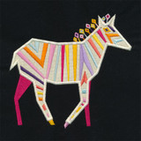 Origami Zebra 1 Applique