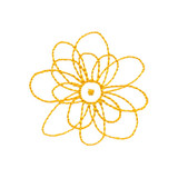 Sunshine Modern Flower Linework Mini