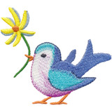 Bird with Flower