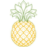 Linework Pineapple