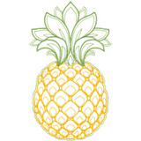 Linework Pineapple
