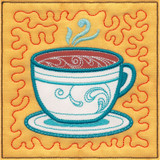 Mini Coffee Applique Quilt