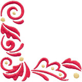 Small Fancy Swirl Corner