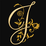 Floral Monogram J