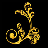 Gold Swirls 2