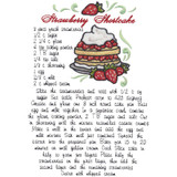 Strawberry Shortcake Recipe Towel