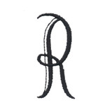 Essential Monogram Side Letter R