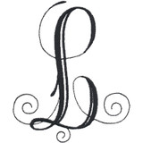 Essential Monogram Center Letter L