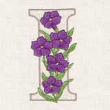 Floral Alphabet I