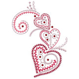 Glitz Hearts Paisley