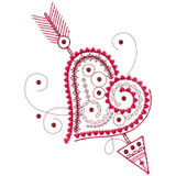 Glitz Heart & Arrow