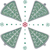 Tree 2 Block Applique Jumbo