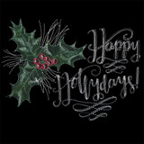 Happy Hollydays Mistletoe