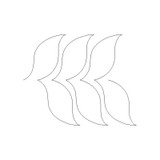 Leaf Feather Straight Border