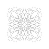 Scalloped Paisley Block 1