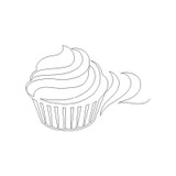 Cupcakes Pantograph
