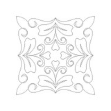 Heart Shaped Leaves Block