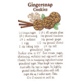 Gingersnap Cookies Recipe Towel