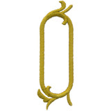 Royal Bee Monogram Center Letter O