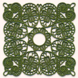 Freestanding Lace Clover Doilies