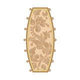 Thin Damask Pumpkin FSA