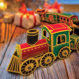 Freestanding Holiday Train