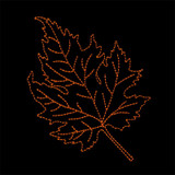 Autumn Leaf Linework 4